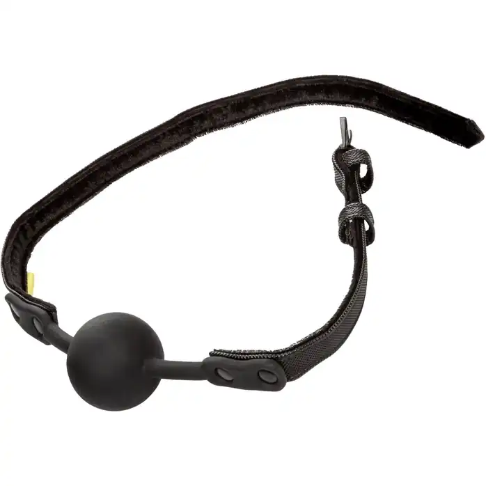 Черный кляп-шарик Boundless Ball Gag - Boundless. Фотография 4.