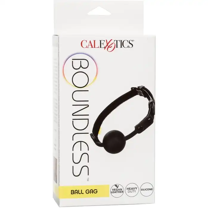 Черный кляп-шарик Boundless Ball Gag - Boundless. Фотография 5.
