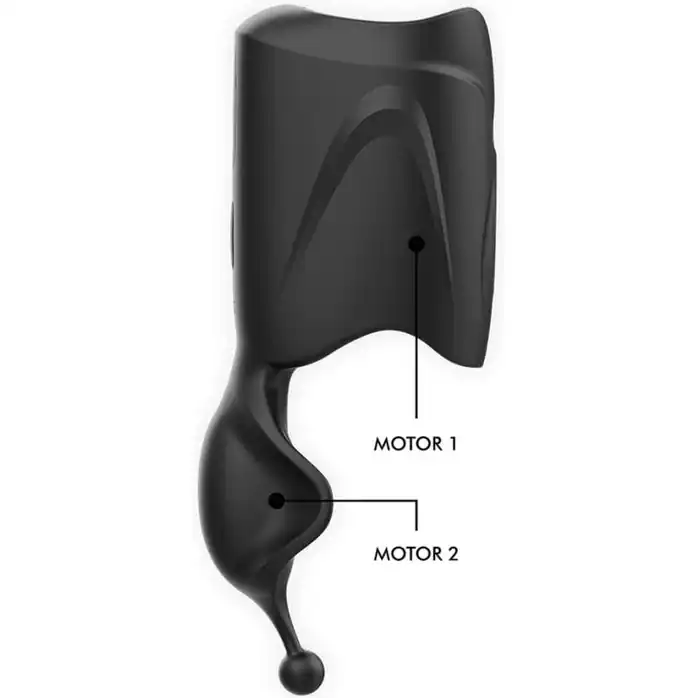 Черный мастурбатор Jamyjob Rechargeable Head Stroker Masturbator. Фотография 4.