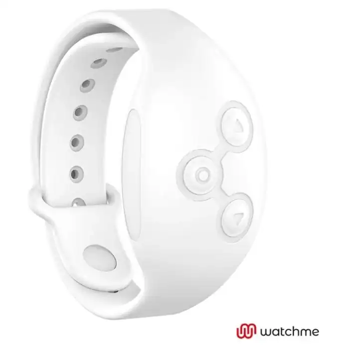 Розовый вибратор для пар с белым пультом-часами Weatwatch Dual Pleasure Vibe. Фотография 4.