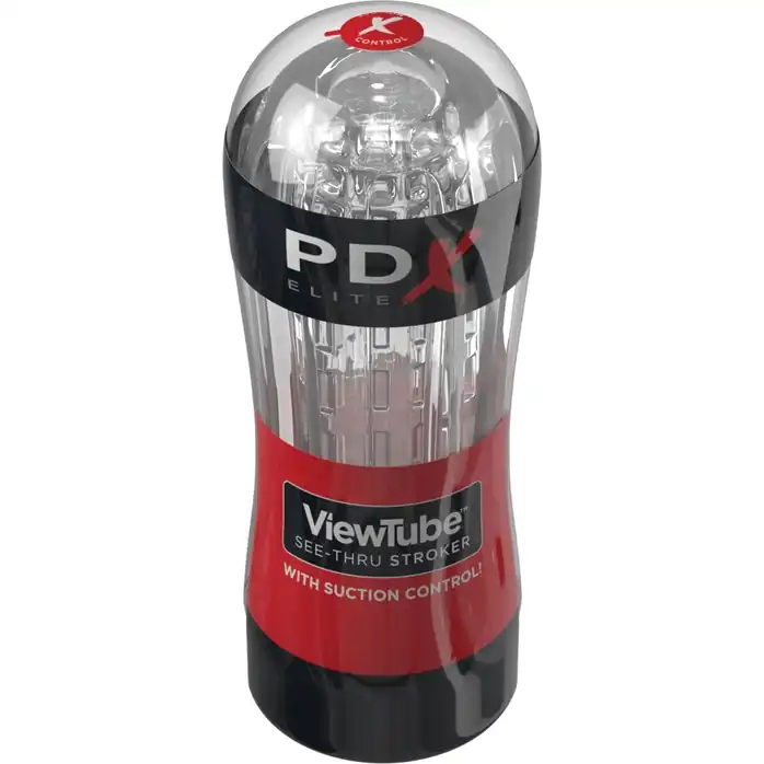 Прозрачный мастурбатор в тубе PDX Elite ViewTube See-Thru Stroker - PDX Elite. Фотография 2.