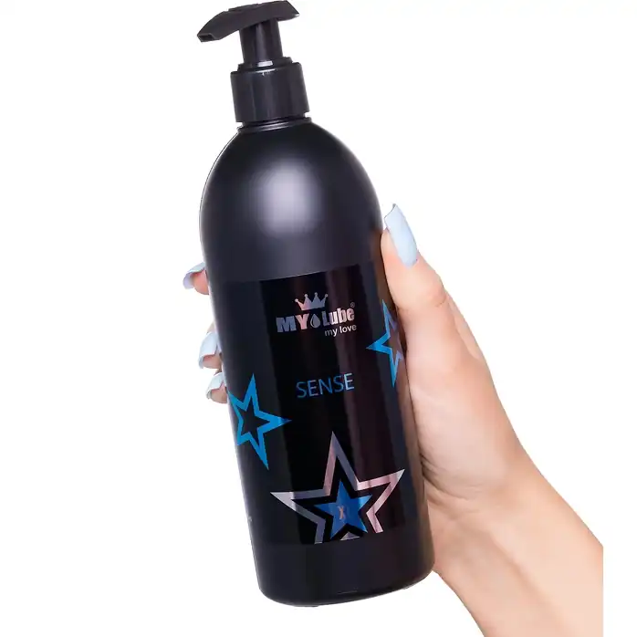Интимная гель-смазка на водной основе MyLube SENSE XL - 500 мл. Фотография 3.