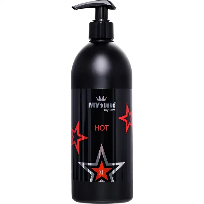 Разогревающий лубрикант на водной основе MyLube HOT XL - 500 мл