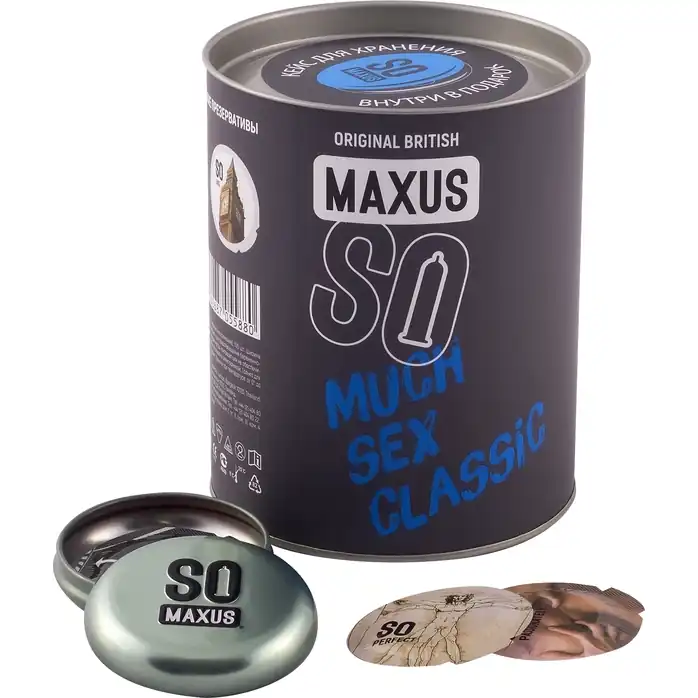 Классические презервативы в кейсе MAXUS So Much Sex - 100 шт. Фотография 4.