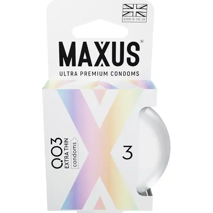 Экстремально тонкие презервативы в железном кейсе MAXUS 003 Extra Thin - 3 шт