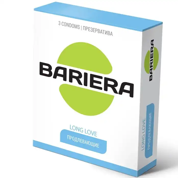 Продлевающие презервативы Bariera Long Love - 3 шт