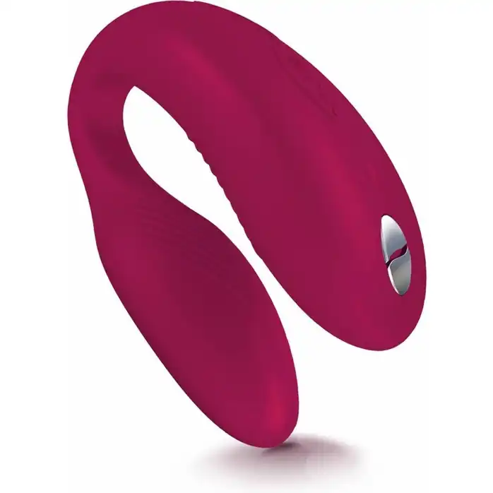 Ярко-розовый вибратор для пар We-Vibe Sync