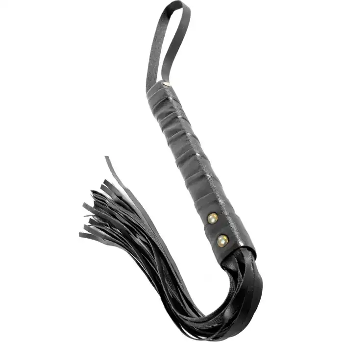 Черная плеть First Time Flogger - 63,5 см - Fetish Fantasy Series