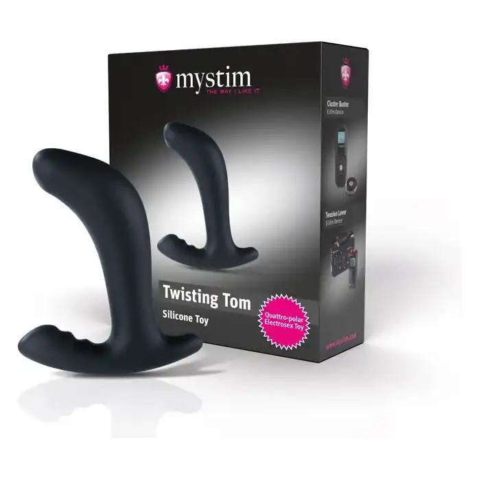 Массажер простаты для электростимуляции Twisting Tom - 13 см. Фотография 4.