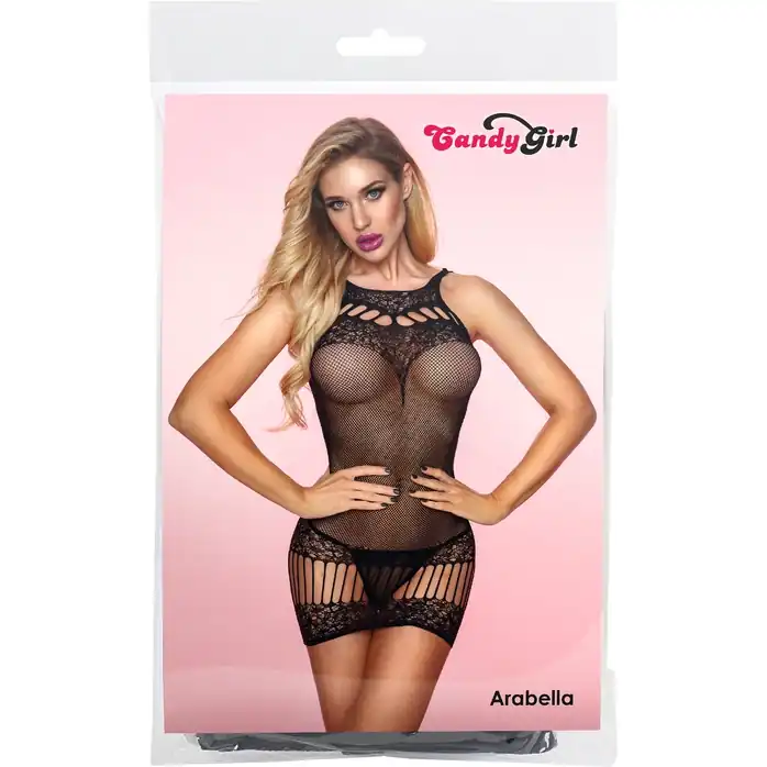 Полупрозрачное платье-сетка Arabella. Фотография 4.