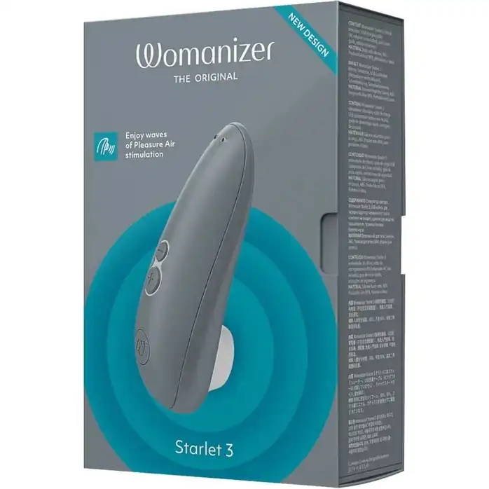Серый клиторальный стимулятор Womanizer Starlet 3. Фотография 5.