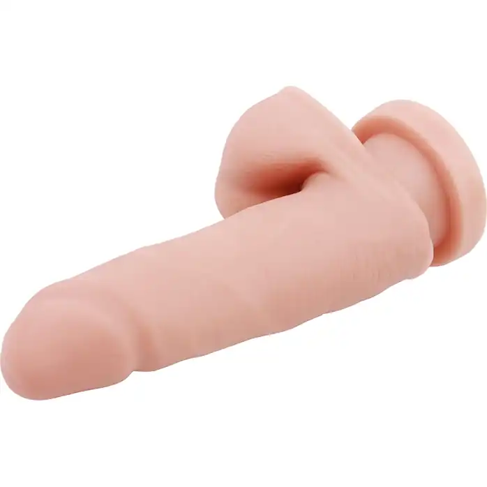 Телесный фаллоимитатор-реалистик Dual Density Dildo - 14,5 см - Mr Dixx. Фотография 5.