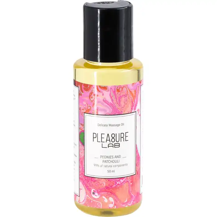 Массажное масло Pleasure Lab Delicate с ароматом пиона и пачули - 50 мл