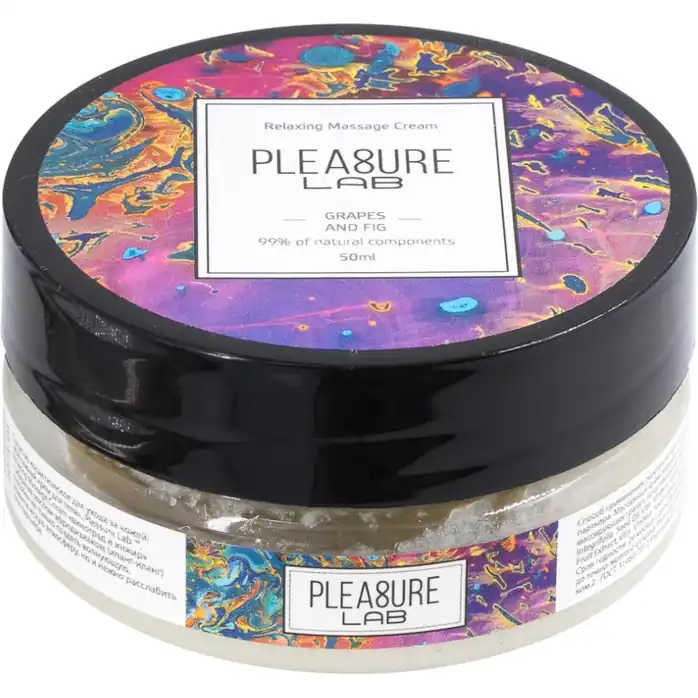 Массажный крем Pleasure Lab Relaxing с ароматом винограда и инжира - 50 мл