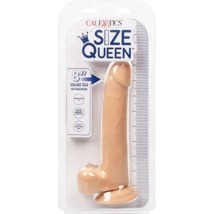Телесный фаллоимитатор Size Queen 8 - 25,5 см - Size Queen. Фотография 8.
