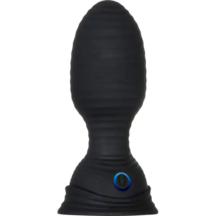 Черная анальная пробка с вибрацией и функцией расширения Shape Shifter - 11,7 см. Фотография 3.