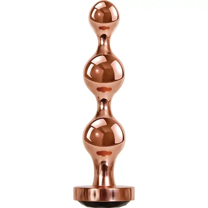Золотистый анальный стимулятор-елочка Gold Digger Large - 13,5 см