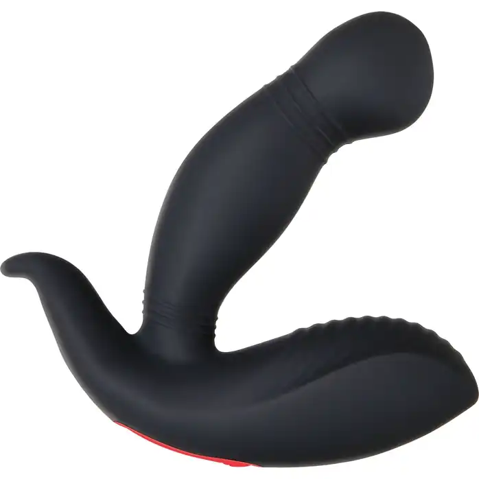Черный вибростимулятор простаты Adam s Rechargeable - 11,7 см. Фотография 3.