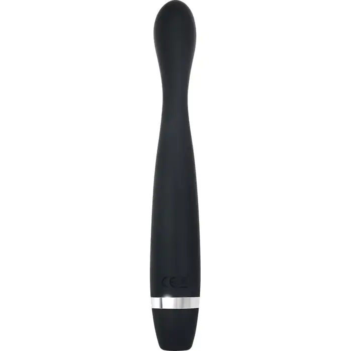 Черный вибростимулятор G-зоны Skinny G - 17,8 см. Фотография 5.