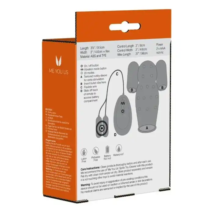 Черная вибронасадка для мастурбации Dual Power Masturbation Sleeve. Фотография 3.
