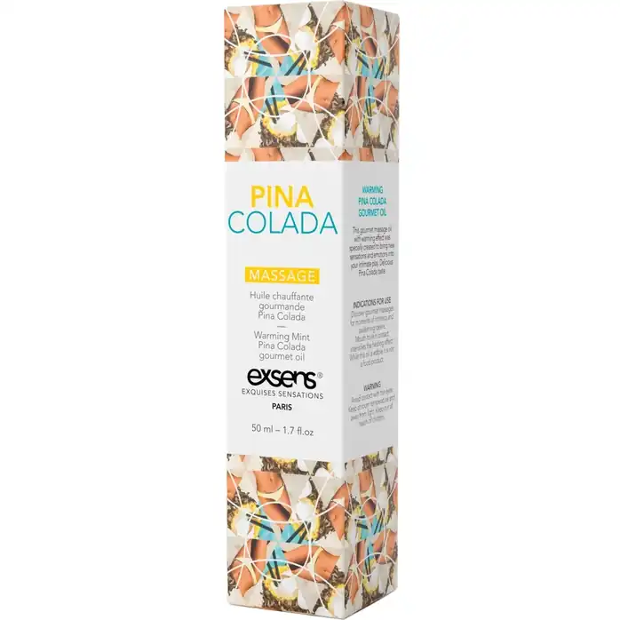 Разогревающее массажное масло с ароматом пина колада Gourmet Pina Colada - 50 мл. Фотография 3.