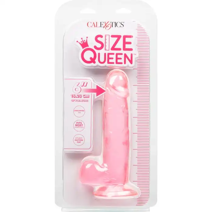 Розовый фаллоимитатор Size Queen 6 - 20,25 см - Size Queen. Фотография 8.