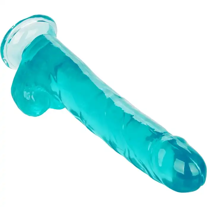 Аквамариновый фаллоимитатор-гигант Size Queen 10 - 30,5 см - Size Queen. Фотография 7.