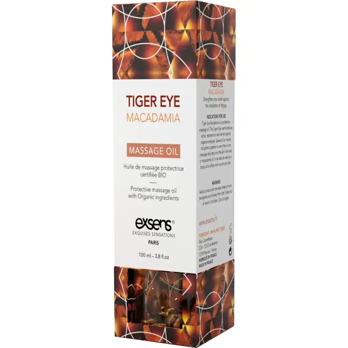 Органическое массажное масло TIGER EYE MACADAMIA - 100 мл. Фотография 3.
