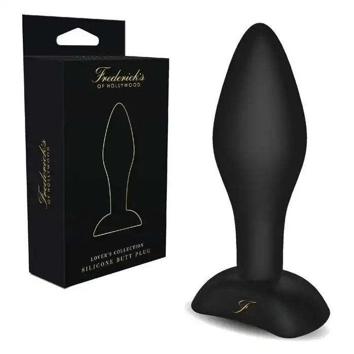 Черная силиконовая мини-пробка Silicone Butt Plug. Фотография 3.