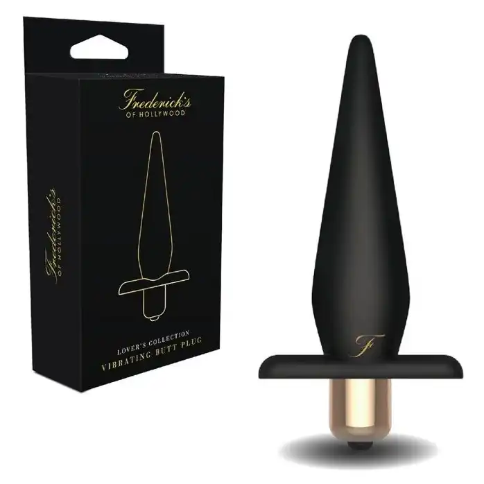 Черный анальный плаг Vibrating Butt Plug. Фотография 3.