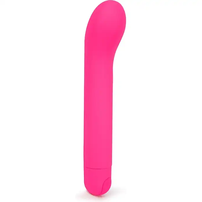 Розовый мини-вибратор с увеличенной головкой - 14 см - COSMO ORGASM