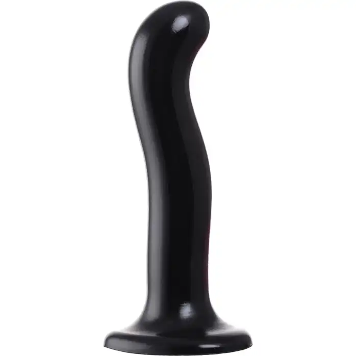 Черный стимулятор для пар P G-Spot Dildo Size M - 18 см