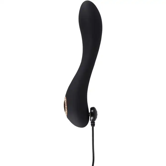 Черный элегантный вибратор Cleopatra G-Spot Vibrator - 19,7 см. Фотография 5.