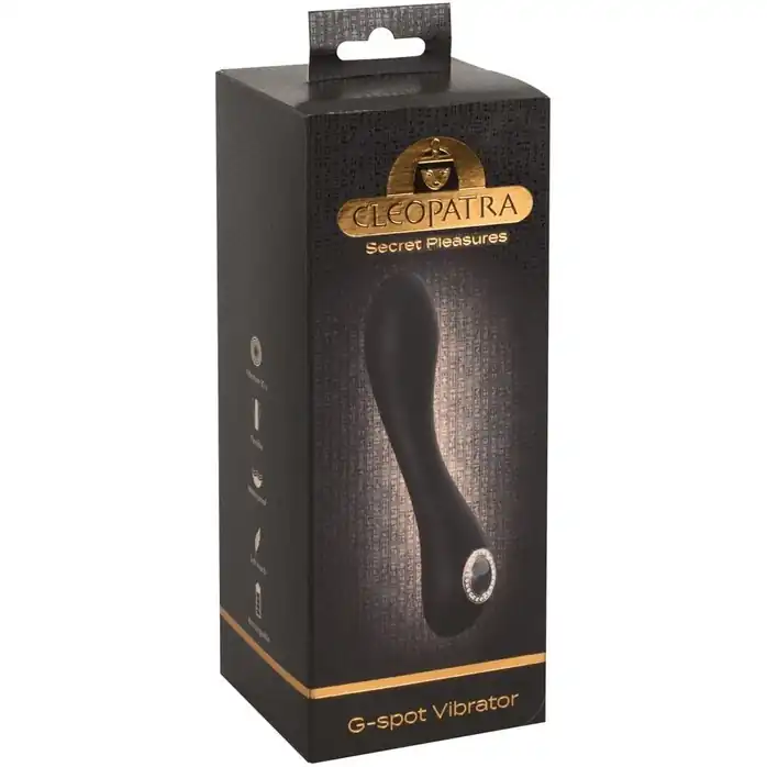 Черный элегантный вибратор Cleopatra G-Spot Vibrator - 19,7 см. Фотография 6.
