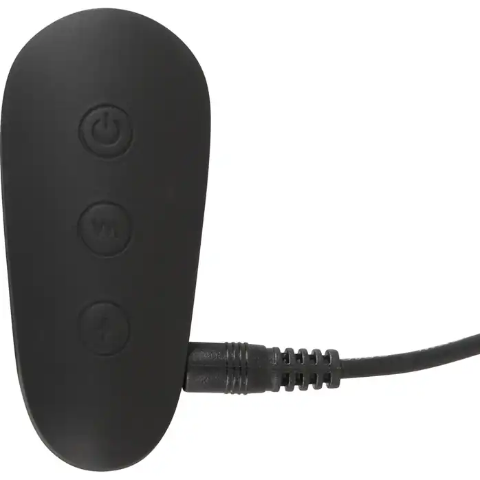 Черное виброяйцо с электростимуляцией Vibrating E-Stim Love Ball. Фотография 8.