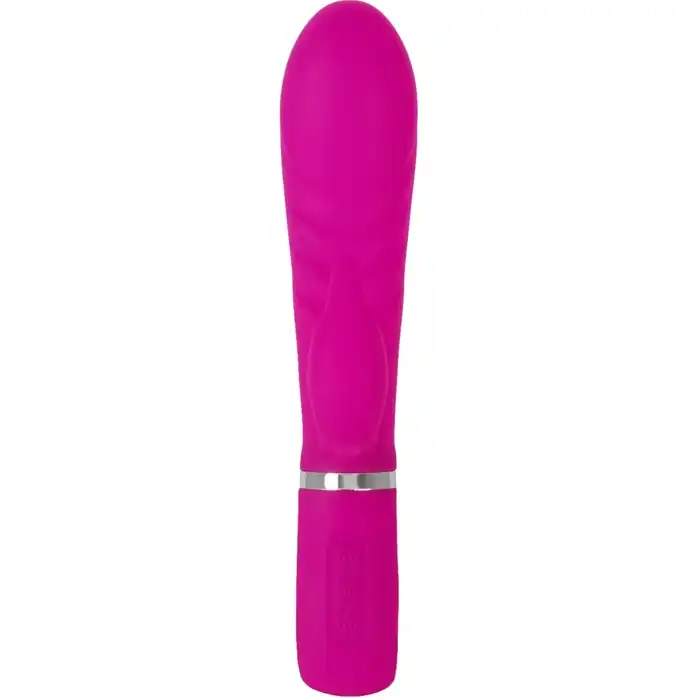 Лиловый вибратор-кролик Super Soft Silicone Rabbit Vibrator - 20,2 см. Фотография 7.