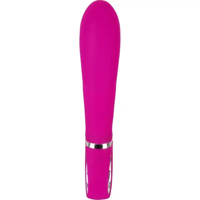 Лиловый вибратор-кролик Super Soft Silicone Rabbit Vibrator - 20,2 см. Фотография 9.