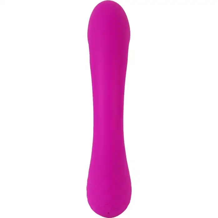Лиловый вибратор-кролик Super Soft Silicone Rabbit Vibrator - 17,7 см. Фотография 7.