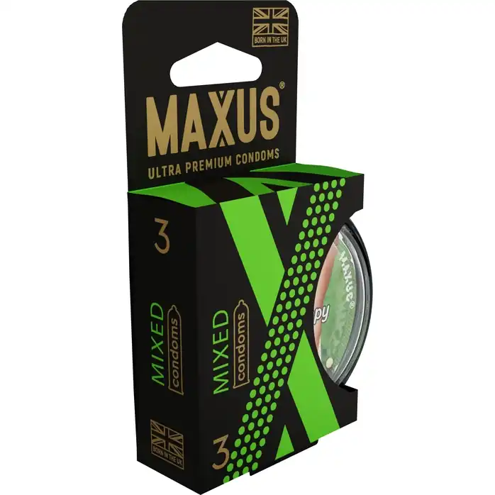 Презервативы в пластиковом кейсе MAXUS AIR Mixed - 3 шт. Фотография 3.
