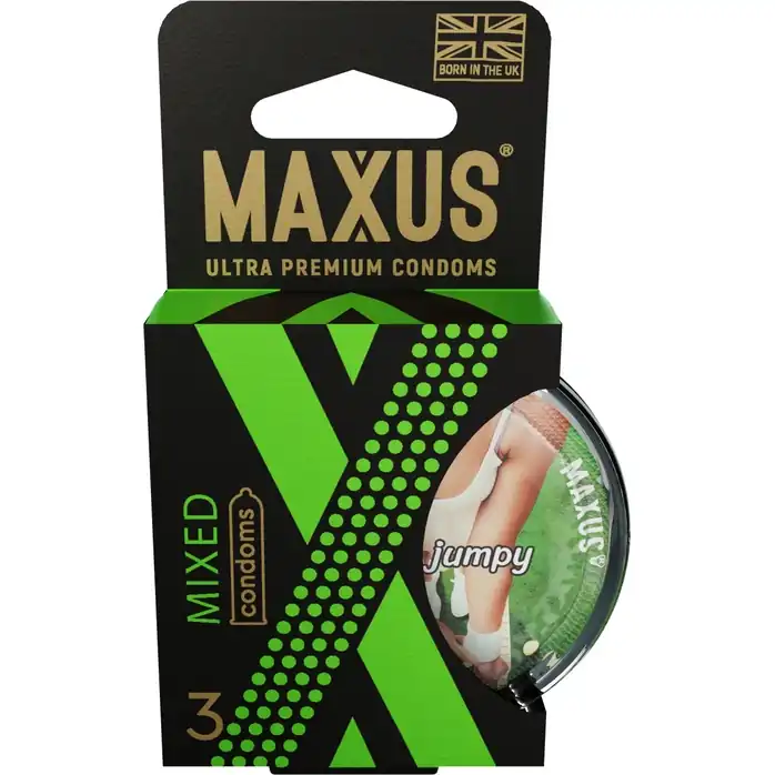 Презервативы в пластиковом кейсе MAXUS AIR Mixed - 3 шт