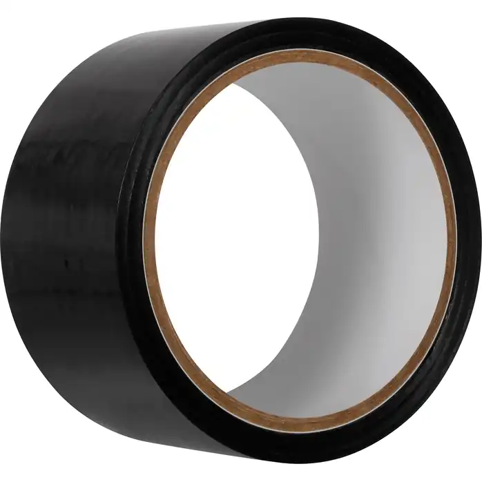 Черная лента для бондажа Black Bondage Tape - 20 м