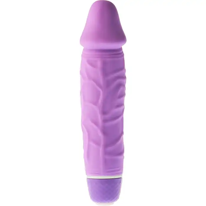 Фиолетовый вибратор-реалистик Classic Mini Vibe - 16 см - Vibes of Love. Фотография 4.