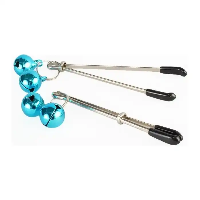 Зажимы на соски с колокольчиками на конце - BDSM accessories