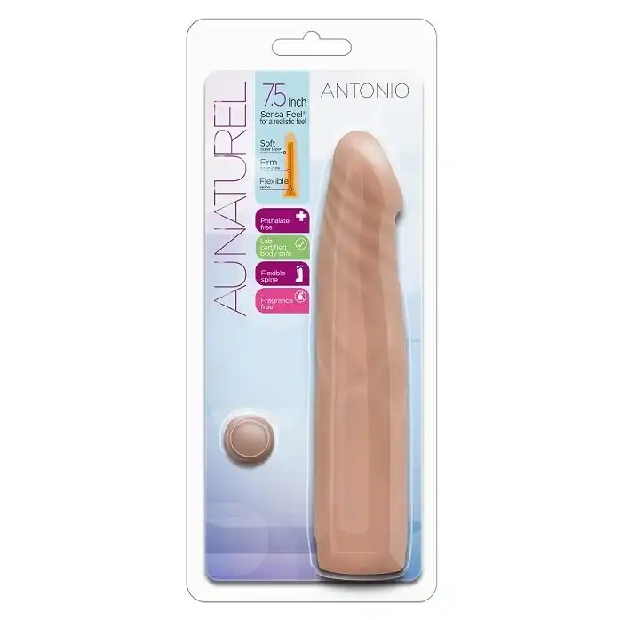 Фаллоимитатор-мулат без мошонки Antonio - 19 см - Au Naturel. Фотография 2.