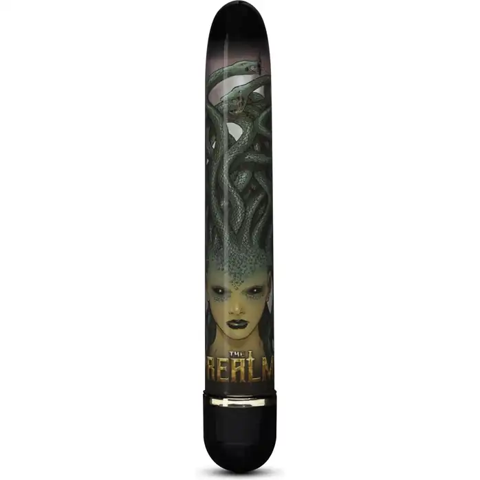 Фиолетовый вибратор Medusa - 17,7 см - The Realm