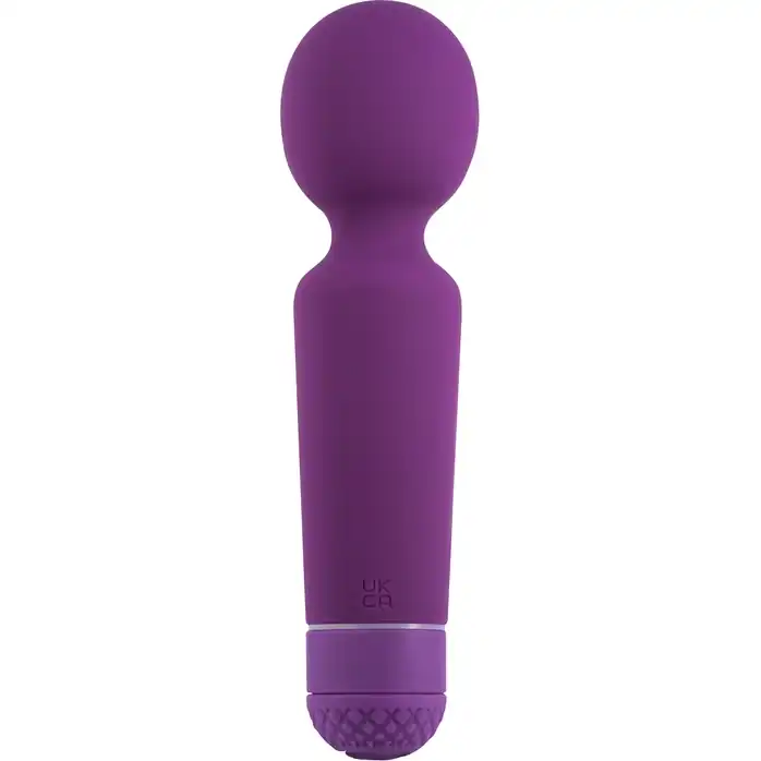 Фиолетовый wand-вибратор - 15,2 см. Фотография 2.