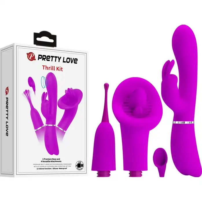 Лиловый вибронабор Thrill Kit - Pretty Love. Фотография 7.