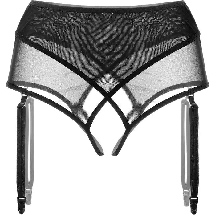 Эротические трусики-пояс для чулок Pliability с высокой посадкой - WANAME APPAREL. Фотография 8.