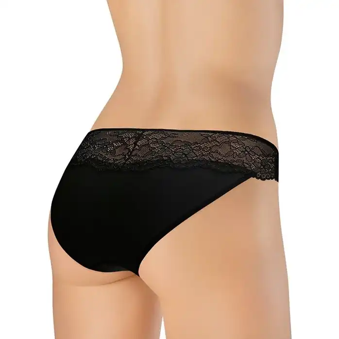 Трусы-слип из микрофибры и эластичного кружева Microlace. Фотография 3.