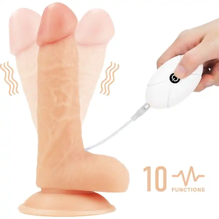 Женский страпон с вибрацией Vibrating Easy Strapon Set 7.0 - 18 см. Фотография 4.